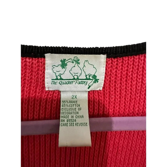 The Quacker Factory Bumble Bees Embroidered Cardigan Sweater Size 2X - Picture 3 of 6